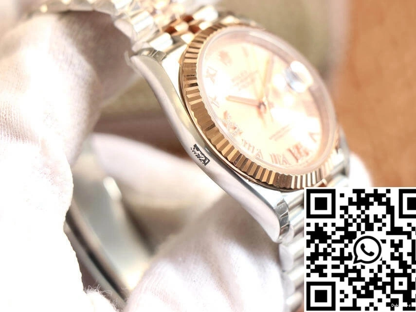 Diamonds Rose M126231-0027 Factory Gold EW Rolex Dial Datejust 0306